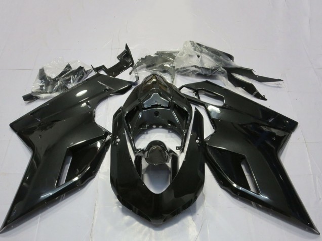 Glossy Black 2007-2014 Ducati 848 1098 1198 Motorcycle Fairings