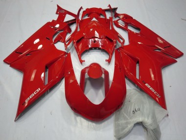 Red 2007-2014 Ducati 1098 Motorcycle Fairings