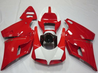Red White Glossy Black Performance 1993-2005 Ducati 916 Motorcycle Fairings