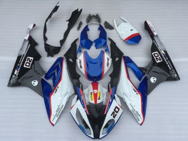 White Blue Red Glossy Black OEM Style 2017-2018 BMW S1000RR Motorcycle Fairings