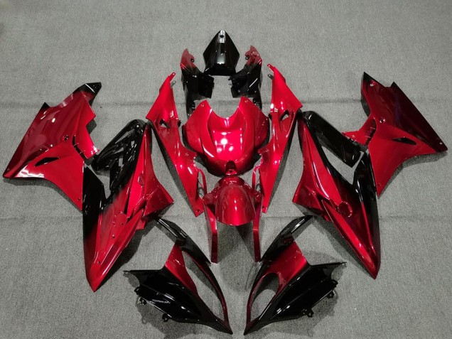 Red Glossy Black 2009-2014 BMW S1000RR Motorcycle Fairings