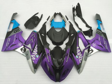 Silver Purple Blue Matte Black 2017-2018 BMW S1000RR Motorcycle Fairings