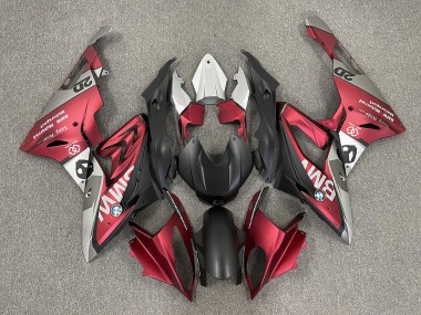 Red Matte Black 2009-2014 BMW S1000RR Motorcycle Fairings