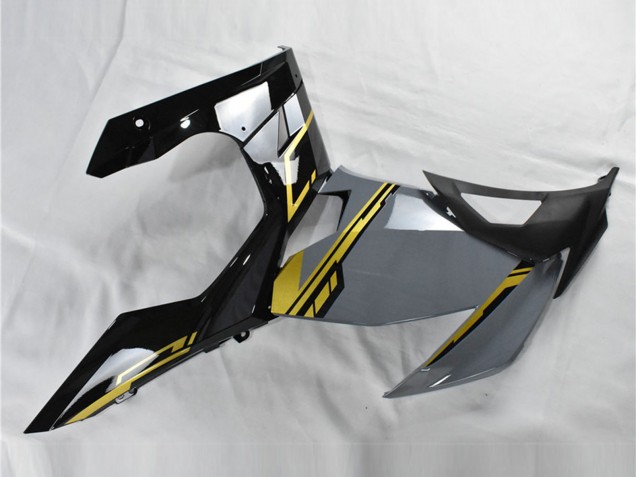 Nardo Grey Gold Black 2018-2024 Kawasaki Ninja 400 Motorcycle Fairings