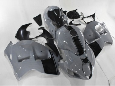 Nardo Grey Black No Decal 1996-2007 Suzuki GSXR 1300 Hayabusa Motorcycle Fairings