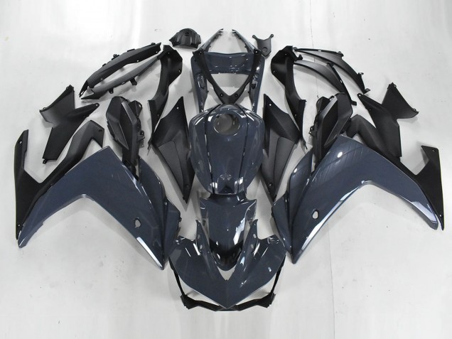 Dark Grey Matte Black 2015-2018 Yamaha YZF R3/R25 Motorcycle Fairings
