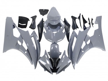 Nardo Grey 2006-2007 Yamaha YZF 600 R6 Motorcycle Fairings