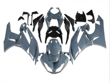 Nardo Grey 2009-2012 Kawasaki ZX6R Motorcycle Fairings