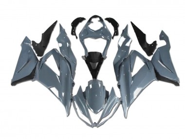 Nardo Grey 2013-2018 Kawasaki ZX6R Motorcycle Fairings