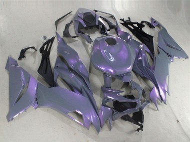 Chameleon Grey Dazz Pearl Purple 2019-2022 Kawasaki ZX6R Motorcycle Fairings