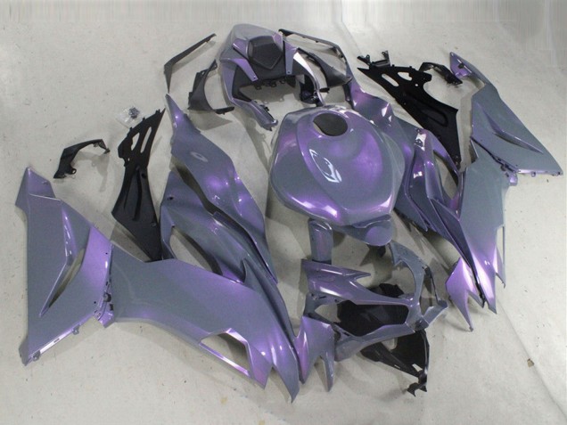 Chameleon Grey Dazz Pearl Purple 2019-2022 Kawasaki ZX6R Motorcycle Fairings