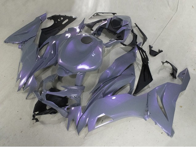 Chameleon Grey Dazz Pearl Purple 2019-2022 Kawasaki ZX6R Motorcycle Fairings