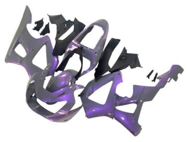 Chameleon Grey Dazz Pearl Purple 2000-2001 Honda CBR900RR 929 Motorcycle Fairings
