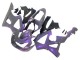 Chameleon Grey Dazz Pearl Purple 2000-2001 Honda CBR900RR 929 Motorcycle Fairings