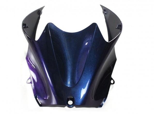 Chameleon Blue Purple 2006-2011 Kawasaki ZX14R ZZR1400 Motorcycle Fairings