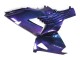 Chameleon Blue Purple 2006-2011 Kawasaki ZX14R ZZR1400 Motorcycle Fairings