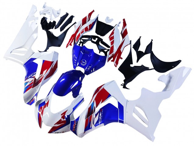 White Red Blue 2020-2023 Honda CBR1000RR-R Motorcycle Fairings
