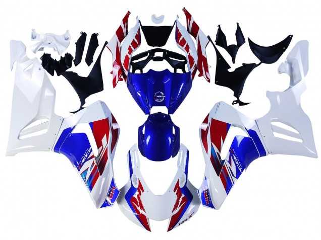 White Red Blue 2020-2023 Honda CBR1000RR-R Motorcycle Fairings