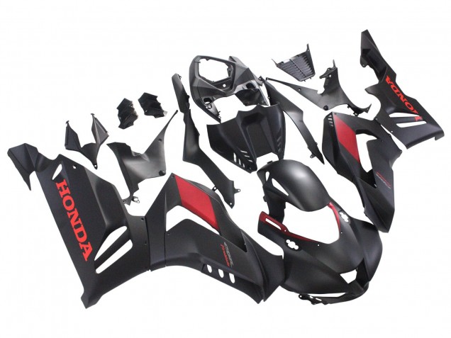 Matte Black Red 2020-2023 Honda CBR1000RR-R Motorcycle Fairings
