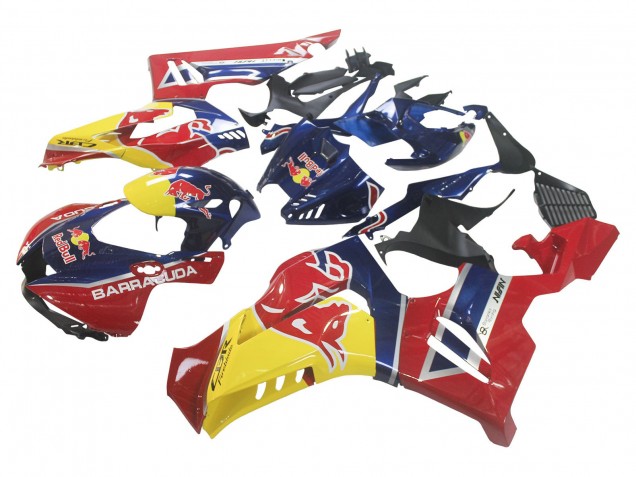 Blue Yellow Red Bull 2020-2023 Honda CBR1000RR-R Motorcycle Fairings