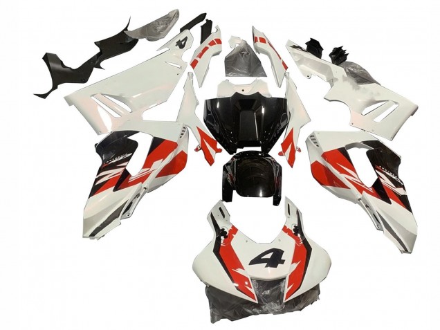 White Red Glossy Black 4 2020-2023 Honda CBR1000RR-R Motorcycle Fairings
