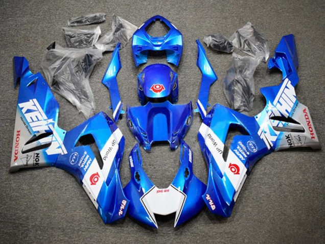 Blue White 2020-2023 Honda CBR1000RR-R Motorcycle Fairings