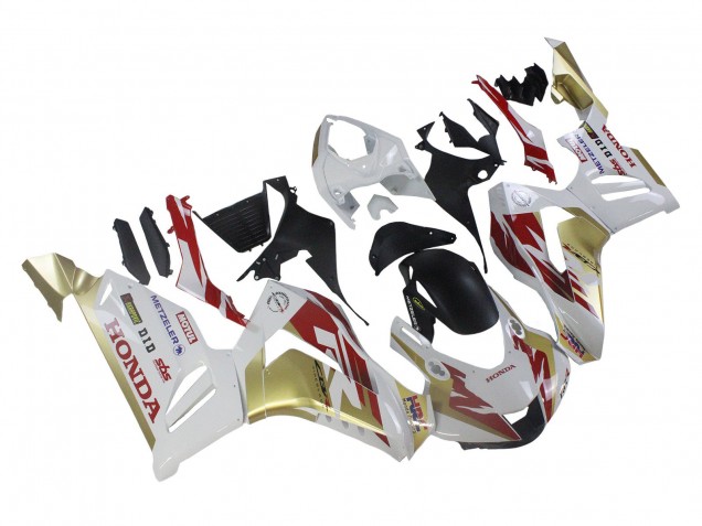 White Red Gold Motul HRC 2020-2023 Honda CBR1000RR-R Motorcycle Fairings