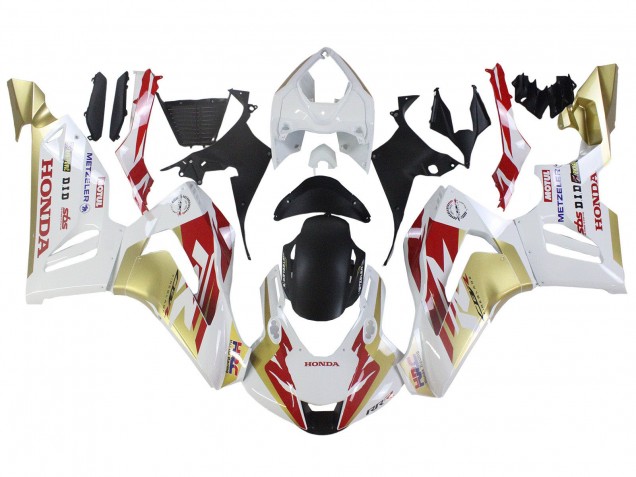 White Red Gold Motul HRC 2020-2023 Honda CBR1000RR-R Motorcycle Fairings
