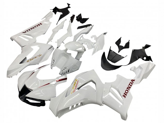 White 2020-2023 Honda CBR1000RR-R Motorcycle Fairings