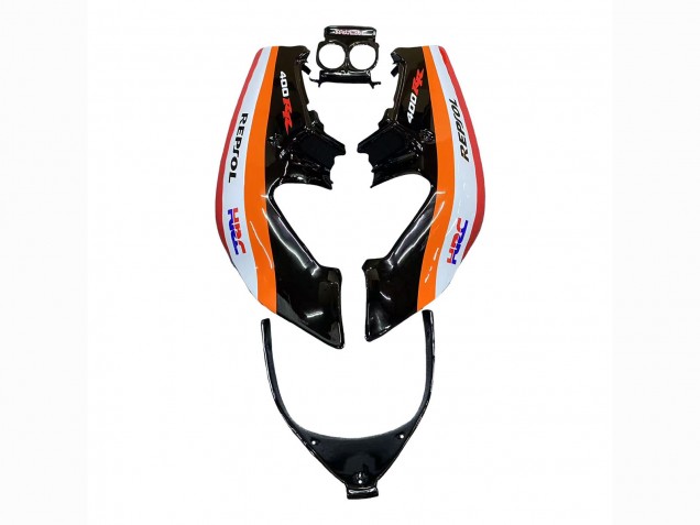 Orange White Red Glossy Black Repsol HRC 1987-1989 Honda CBR400RR NC23 Motorcycle Fairings