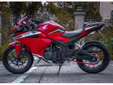Red White 2022 Honda CBR400R Motorcycle Fairings