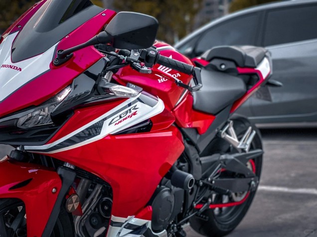 Red White 2022 Honda CBR400R Motorcycle Fairings