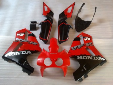 Red Black 1988-1992 Honda VFR400R NC30 Motorcycle Fairings