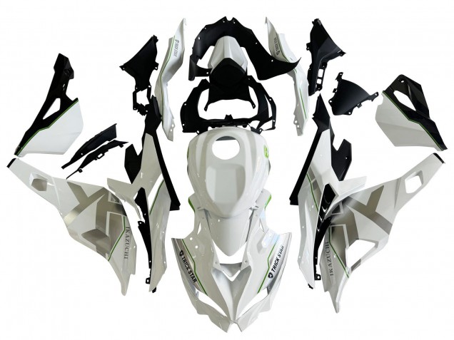 White Silver Green Black Trick Star 2019-2025 Kawasaki ZX25R ZX-25R Motorcycle Fairings
