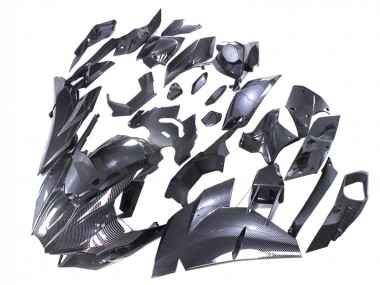 Black Carbon Fiber 2015-2022 Kawasaki Ninja H2 Motorcycle Fairings
