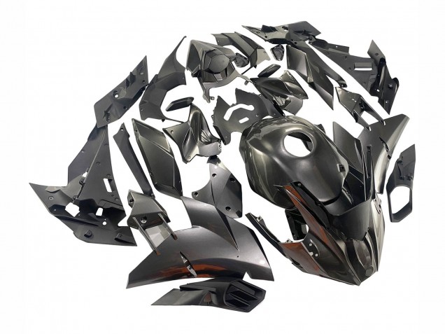 Grey 2015-2022 Kawasaki Ninja H2 Bike Fairings
