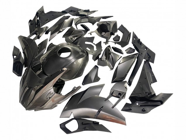 Grey 2015-2022 Kawasaki Ninja H2 Bike Fairings