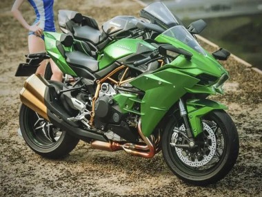 Green 2015-2022 Kawasaki Ninja H2 Motorcycle Fairings
