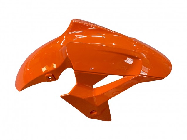 Orange Glossy Black 2018-2024 Kawasaki Z400 Motorcycle Fairings
