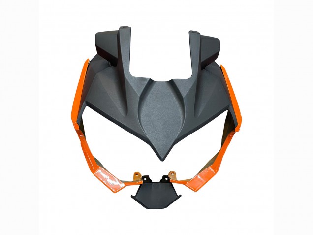 Orange Glossy Black 2018-2024 Kawasaki Z400 Motorcycle Fairings