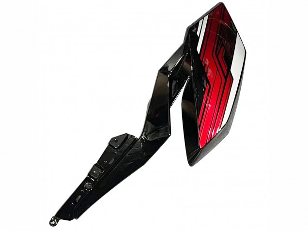 Candy Red Glossy Black 2018-2024 Kawasaki Z400 Motorcycle Fairings