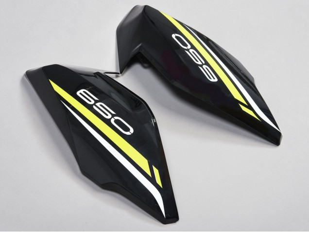 Black White Yellow 2017-2019 Kawasaki Ninja Z650 Motorcycle Fairings