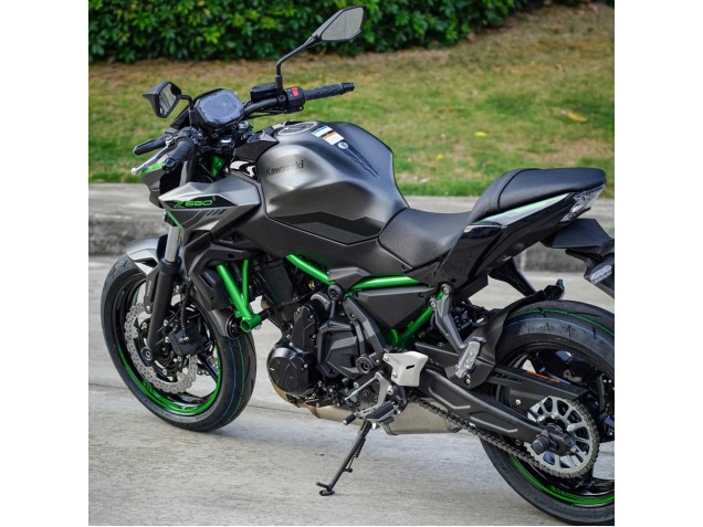 Black Green 2020-2023 Kawasaki Ninja Z650 Motorcycle Fairings