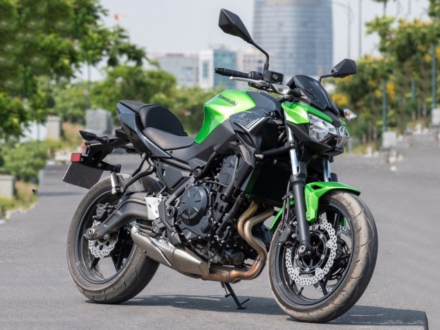 Green Black 2020-2023 Kawasaki Ninja Z650 Motorcycle Fairings