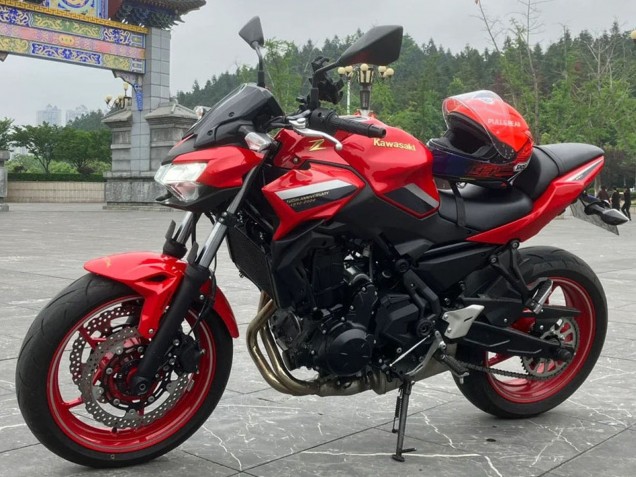 Red Black 2020-2023 Kawasaki Ninja Z650 Motorcycle Fairings