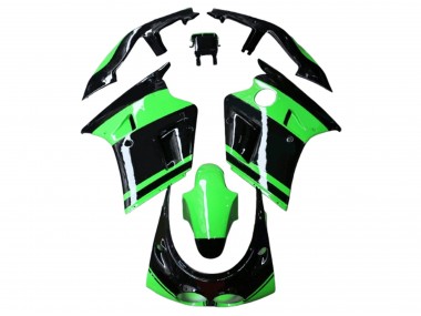 Green Glossy Black 1989-1990 Kawasaki ZXR250 Motorcycle Fairings