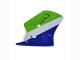 Green White Blue 1989-1990 Kawasaki ZXR250 Motorcycle Fairings