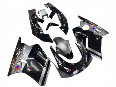 Glossy Black Grey Elf Touch4 Bridgestone 1989-1990 Kawasaki ZXR250 Motorcycle Fairings