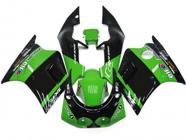 Green Glossy Black Elf Touch4 Bridgestone 1989-1990 Kawasaki ZXR250 Motorcycle Fairings