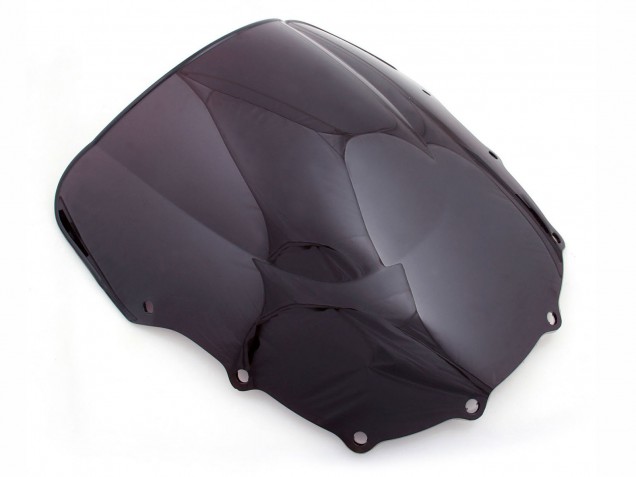 Red with Black Flame 1998-2003 Kawasaki ZZR600 Motorcycle Fairings